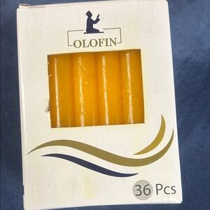 Olofin Yellow Candles Set
